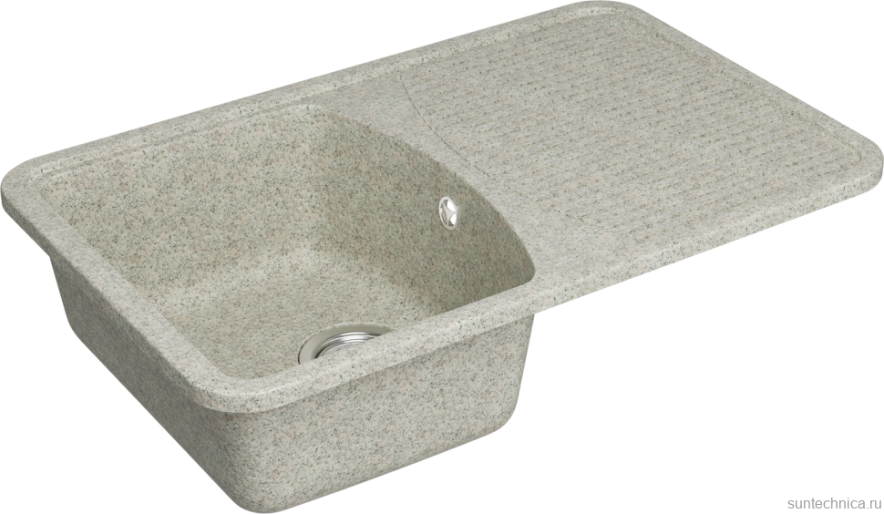 Мойка кухонная Domaci Парма 76-47-210 светло-серая