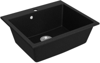 Мойка кухонная Domaci Болонья М-44-002 черная Мойка кухонная Domaci Болонья М-44-002 черная