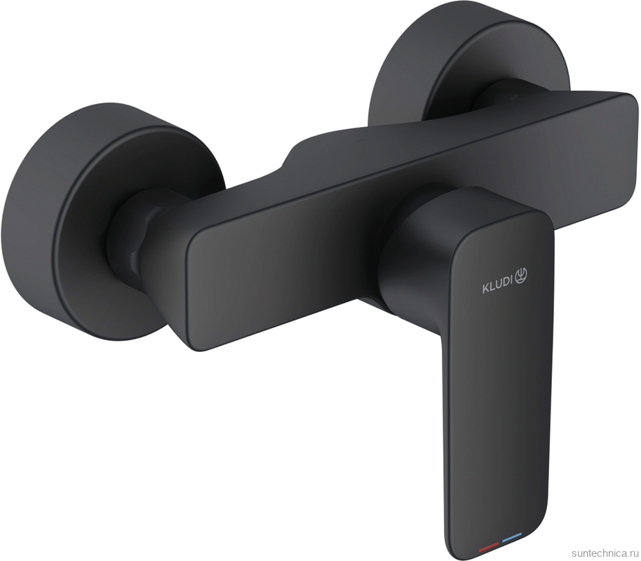 Смеситель для душа Kludi Pure&Style 408413975 черный матовый