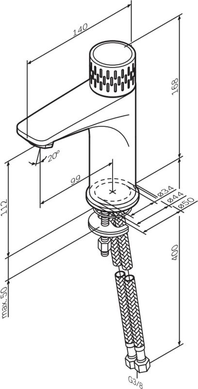 Смеситель для раковины AM.PM Gem F90A02400 хром