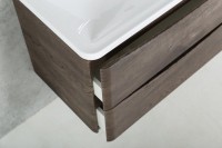 Мебель для ванной комнаты BelBagno Acqua 100 подвесная, robere nature grigio