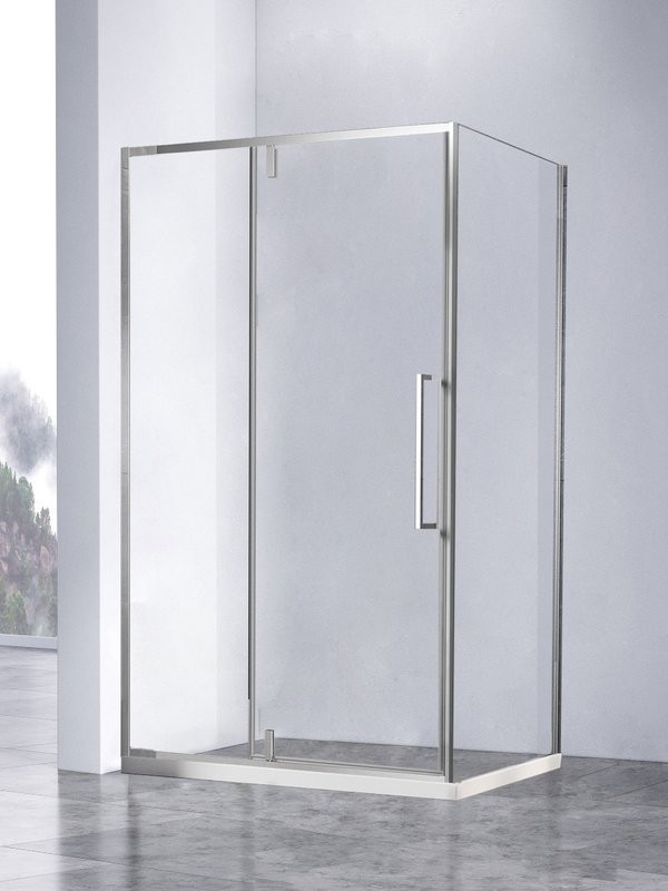 Душевой уголок Vincea Slim-N VSR-4SNP1010CL 100х100, профиль хром, стекло прозрачное