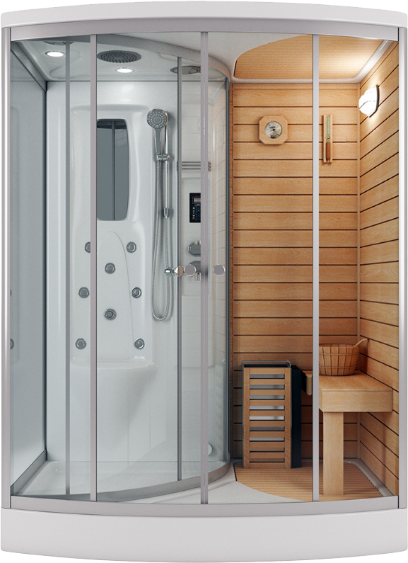 Душевая кабина Ceruttispa Lesina 8342 R с сауной