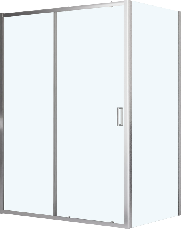 Душевой уголок RGW Classic CL-14+80 см (108,5x111,5)x80x185 профиль хром, стекло прозрачное