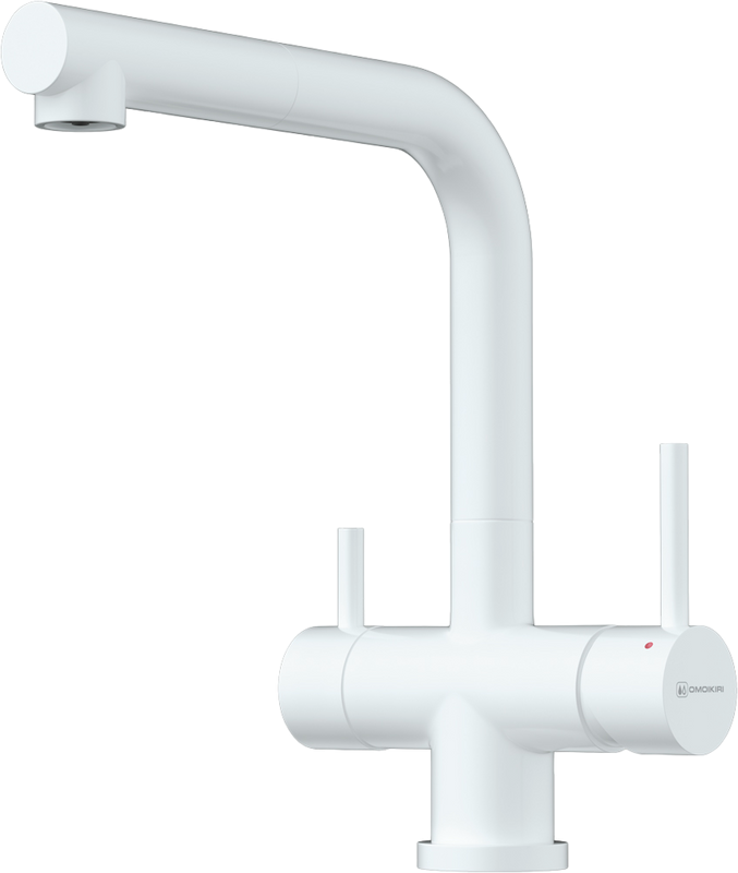 Смеситель для кухни Omoikiri Takamatsu-S PW pure white