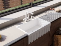 Смеситель для кухни Omoikiri Takamatsu-S PW pure white