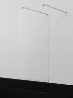 Душевая перегородка Wasserkraft Vechte 60W 60W46 110 см, стабилизатор хром, стекло прозрачное
