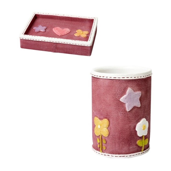 Набор Стакан Wasserkraft Ammer K-6428 + Мыльница K-6429