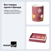 Набор Стакан Wasserkraft Ammer K-6428 + Мыльница K-6429 Набор Стакан Wasserkraft Ammer K-6428 + Мыльница K-6429