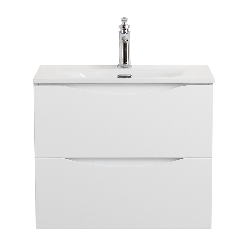 Тумба с раковиной BelBagno Marino-cer-mini 50 подвесная, bianco lucido
