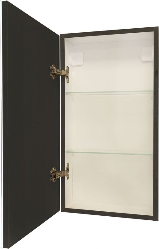 Зеркало-шкаф Art&Max Techno L 35 с подсветкой, черное