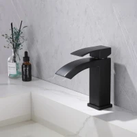 Смеситель для раковины Abber Wasserfall AF8610B черный Смеситель для раковины Abber Wasserfall AF8610B черный