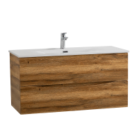 Мебель для ванной комнаты BelBagno Marino-cer-n 100 подвесная, rovere rustico
