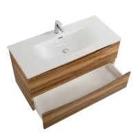 Мебель для ванной комнаты BelBagno Marino-cer-n 100 подвесная, rovere rustico