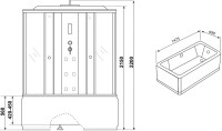 Душевой бокс Niagara Ultra NG-3150-01 150х70
