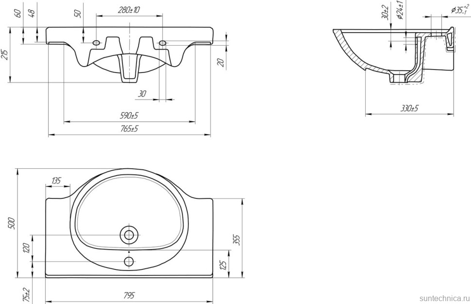 Мебель для ванной комнаты ValenHouse Эллина 80 слоновая кость, 2 дверцы, ручки бронза