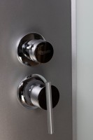 Душевая кабина Niagara Classic NG-2308-14BKTG 90x90 см, с гидромассажем и тропическим душем