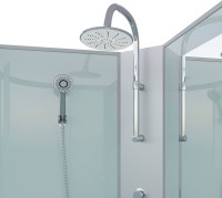 Душевая кабина Niagara Classic NG-2308-14BKTG 90x90 см, с гидромассажем и тропическим душем