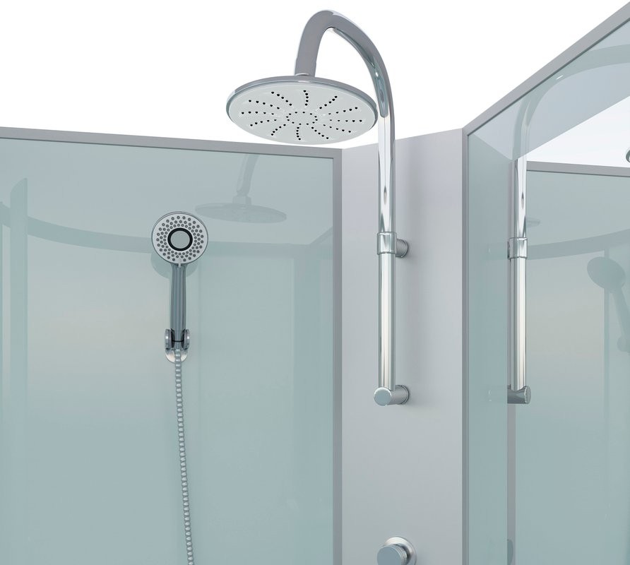 Душевая кабина Niagara Classic NG-2308-14BKTG 90x90 см, с гидромассажем и тропическим душем