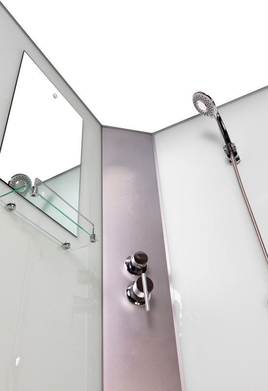 Душевая кабина Niagara Classic NG-2308-14BKTG 90x90 см, с гидромассажем и тропическим душем