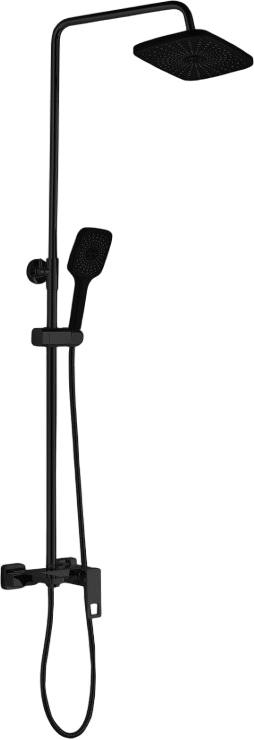 Душевая стойка Haiba HB24615-7 черная матовая