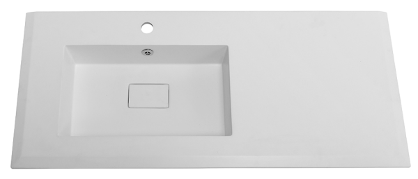 Мебельная раковина Cezares Bellagio L 106 см, bianco opaco