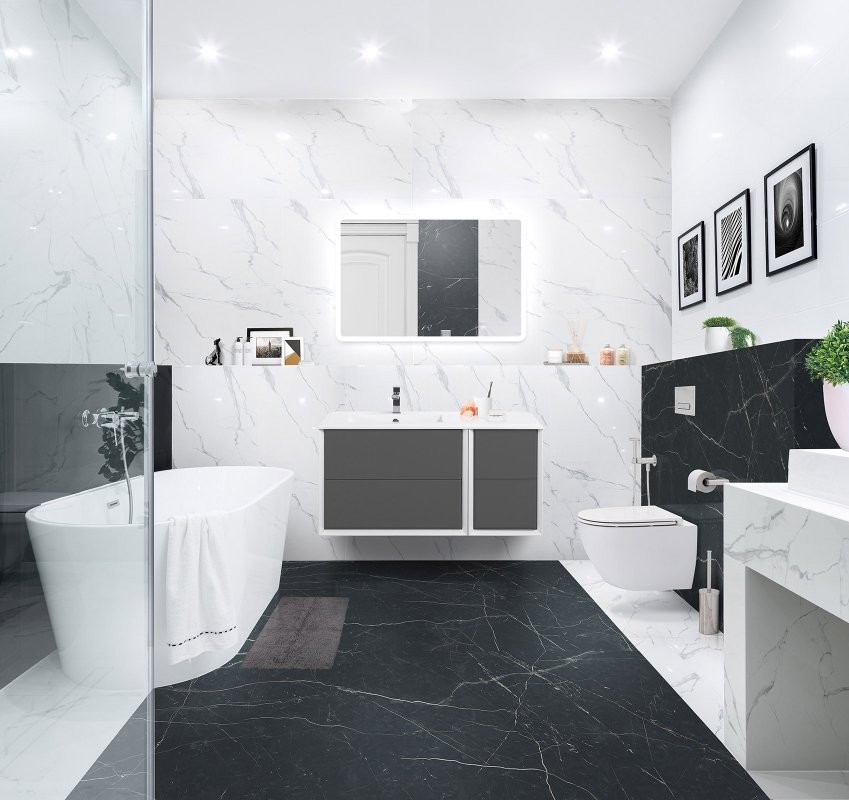 Мебельная раковина Cezares Bellagio L 106 см, bianco opaco