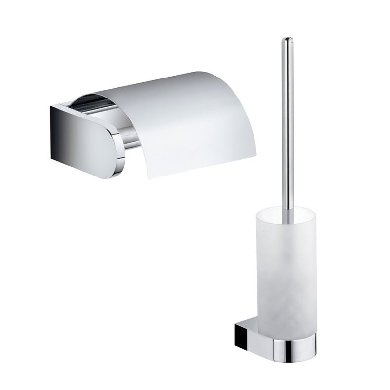 Набор Держатель Keuco Edition 300 30060 с крышкой + Ершик 30064 хром