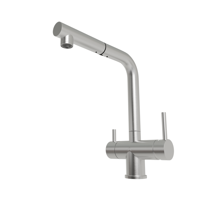 Смеситель для кухни Emar Steel ЕСВ 7017 сатин