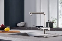 Смеситель для кухни Emar Steel ЕСВ 7017 сатин Смеситель для кухни Emar Steel ЕСВ 7017 сатин