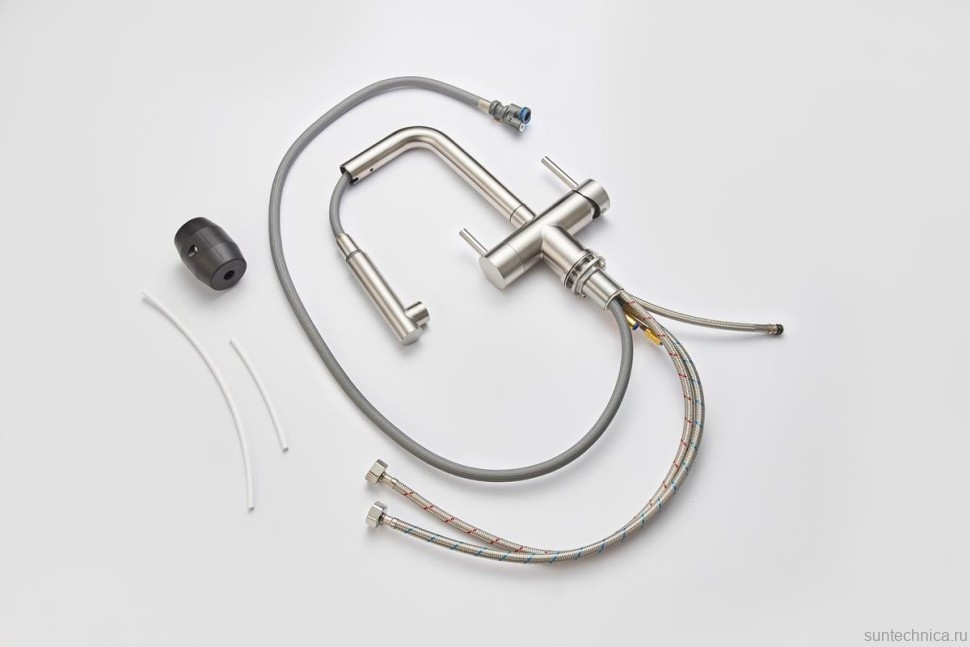 Смеситель для кухни Emar Steel ЕСВ 7017 сатин