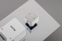 Душевой комплект Gappo G17-8 G7117-8 С ВНУТРЕННЕЙ ЧАСТЬЮ, белый, хром