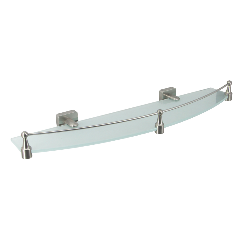 Полка под зеркало Wasserkraft Rhin K-8744 50 см, стеклянная