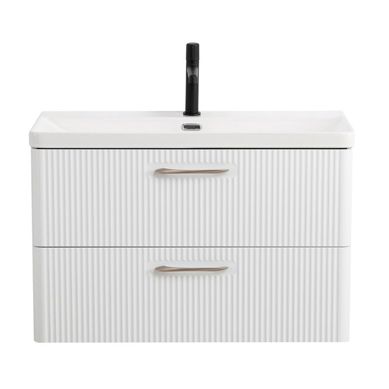 Тумба под раковину без столешницы BelBagno Due 80 bianco lucido