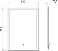 Мебель для ванной комнаты ASB-Woodline Санди 60 столешница