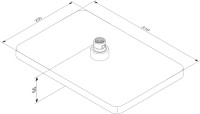 Верхний душ Damixa Merkur 940050300 черный