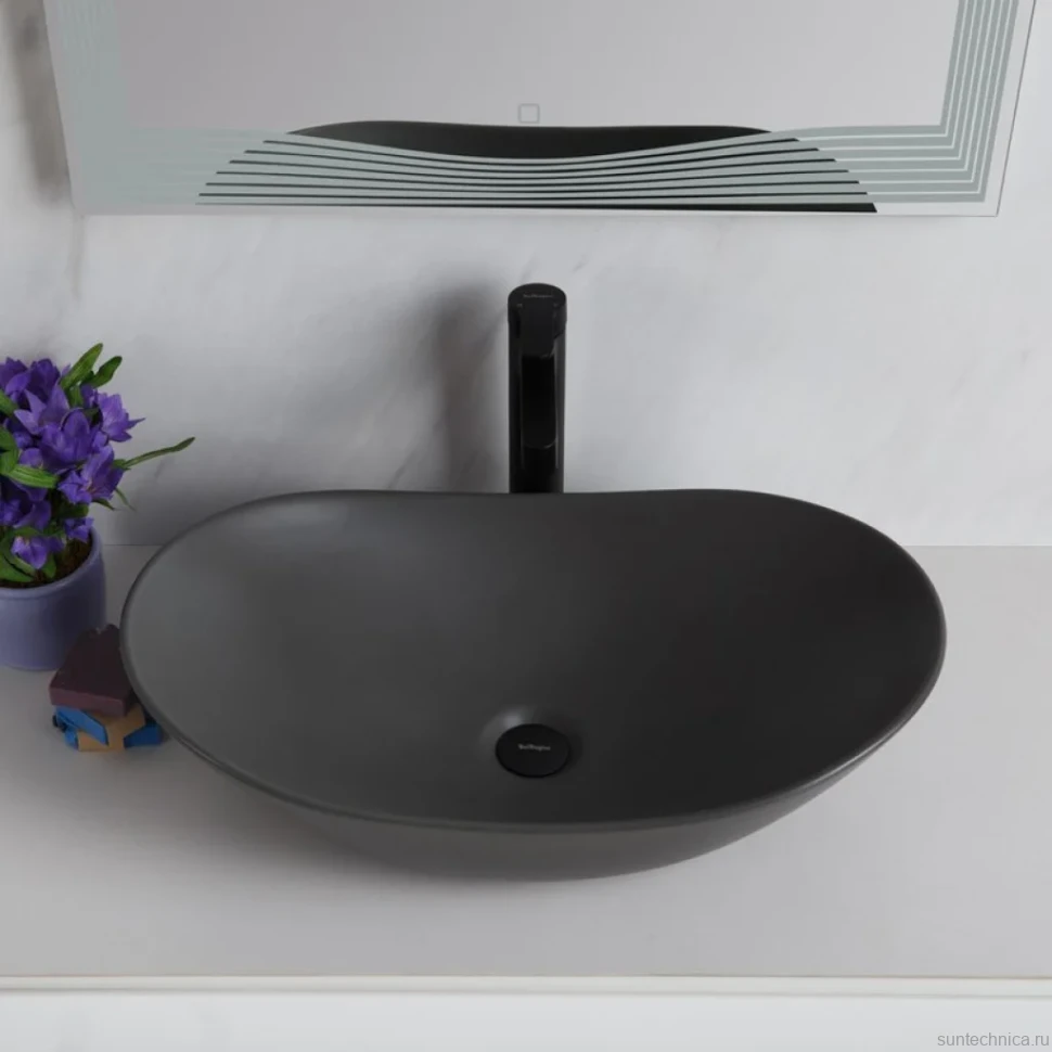 Накладная раковина BelBagno BB1404-H311