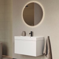 Мебель для ванной комнаты Aqwella Pure 80 белая Мебель для ванной комнаты Aqwella Pure 80 белая