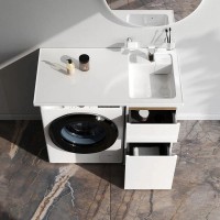 Тумба с раковиной AM.PM X-Joy 40 R под узкую стиральную машину
