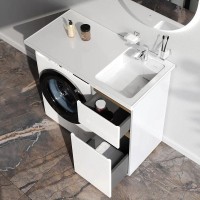 Тумба с раковиной AM.PM X-Joy 40 R под узкую стиральную машину