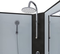 Душевая кабина Niagara Classic NG-6702-14BKTG 100x100 см, без крыши, с гидромассажем и тропическим душем