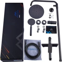 Душевая стойка Fashun A52419-17 графит Душевая стойка Fashun A52419-17 графит