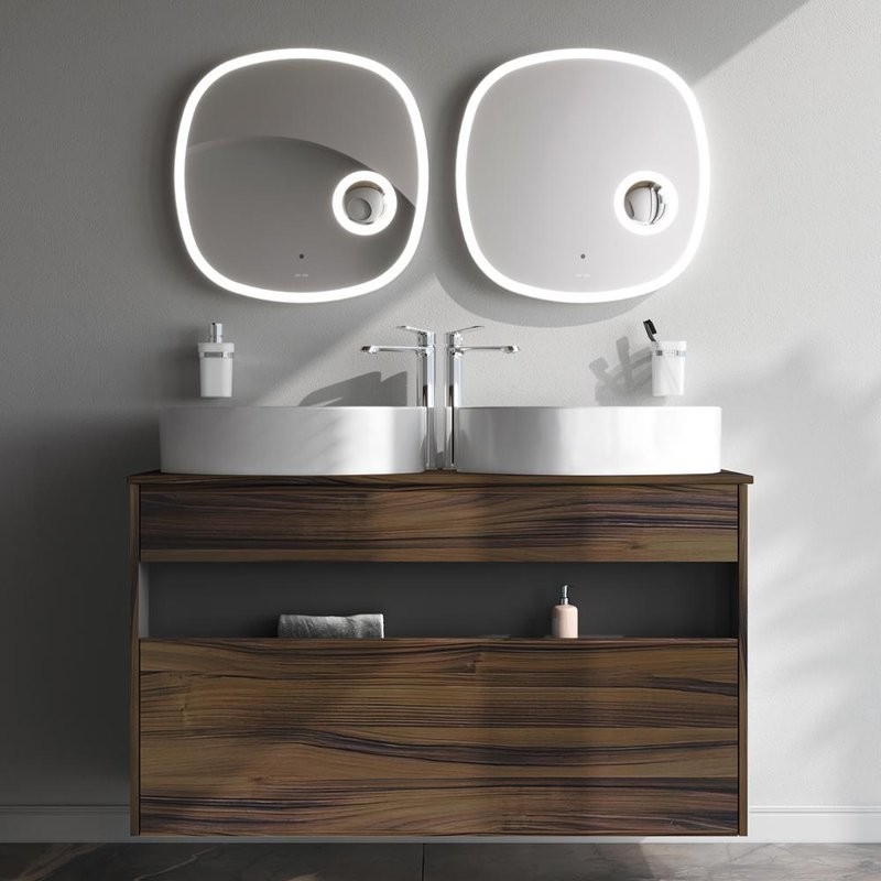 Мебель для ванной комнаты AM.PM Func 120 дуб крафт, со столешницей, раковина M8FWCC20550WG