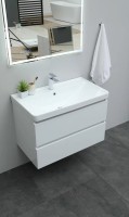 Мебельная раковина Aquanet Ирис 80