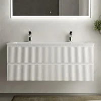 Тумба с раковиной Sancos Snob R 120 см, bianco, раковина CN7016