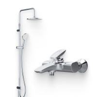 Душевой комплект Смеситель AM.PM Spirit V2.0 F70A10000 + Стойка Gem F0790000