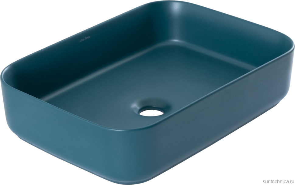 Накладная раковина Allen Brau Fantasy Quad 50x36, петроль