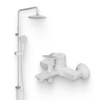 Душевой комплект Стойка AM.PM Gem F0790033 + Смеситель X-Joy F85A10033