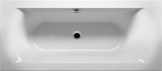 Акриловая ванна Riho Linares R 160x70 см, правая, встраиваемая, белая, с каркасом