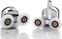 Душевая дверь в нишу Abber Schwarzer Diamant AG33140H 140 см, профиль хром, стекло прозрачное